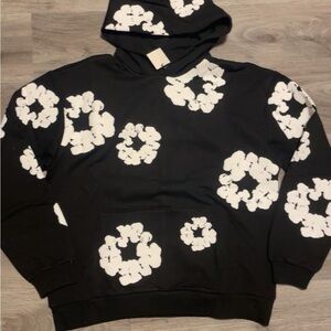 Black denim tears hoodie
